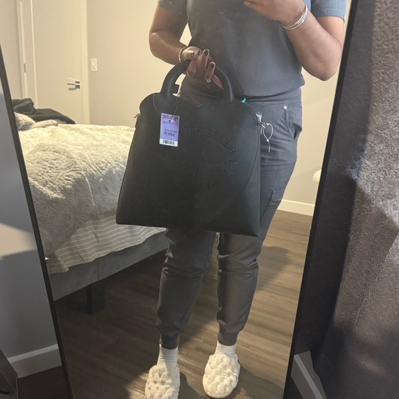 Large Tiffany & Co. Black Leather Bag - Picture 7 of 7